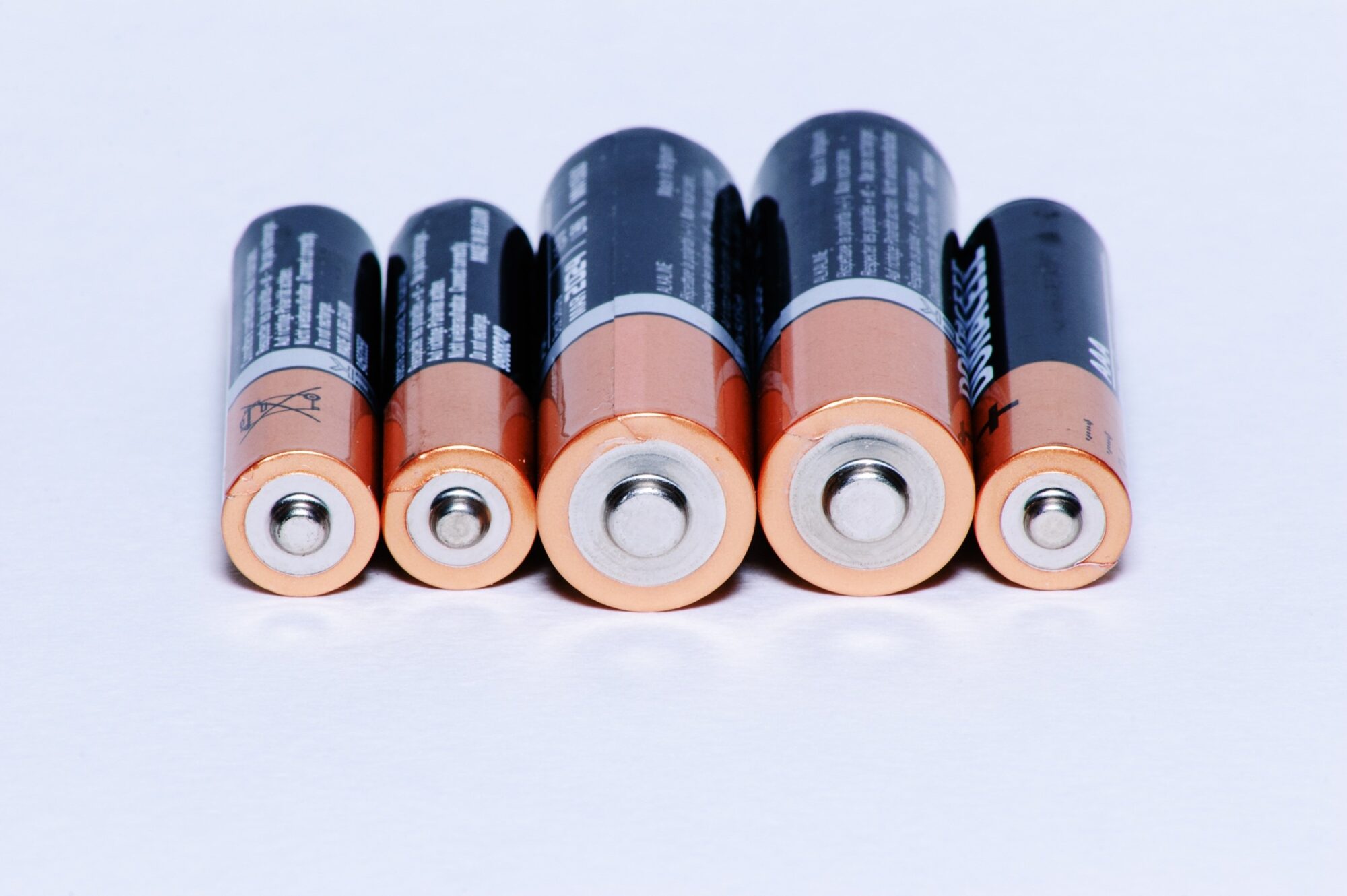5 Stück Batterien